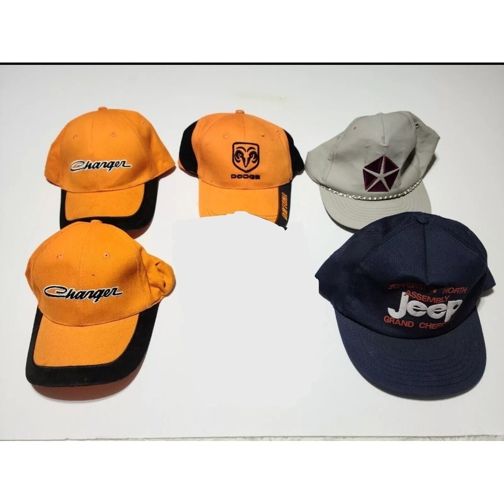 Chrysler Dodge Ram Charger Jeep Grand Cherokee Snapback Hat Reseller Lot Vintage